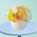 シャボンフラワー「ローザ」 イエロー