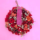 27.リース「レッドピンク」