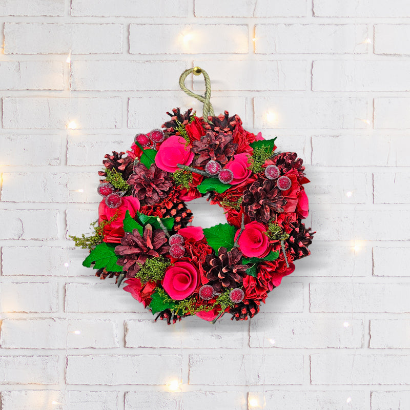 27.クリスマスリース「ルージュ・ノエル」