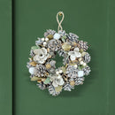 28.クリスマスリース「スノウ」