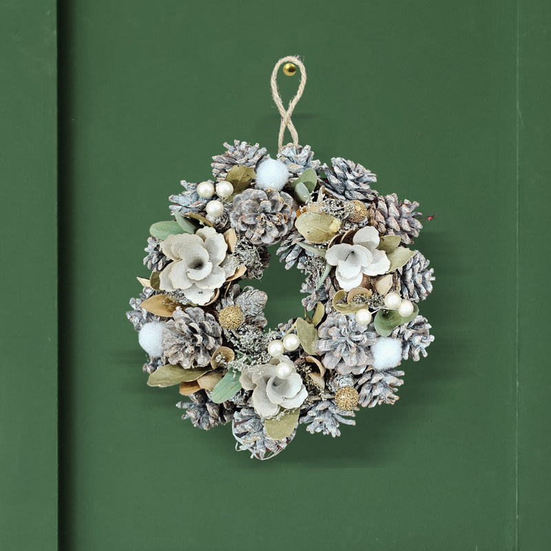 28.クリスマスリース「スノウ」