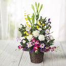 鉄砲ゆりの生花アレンジ